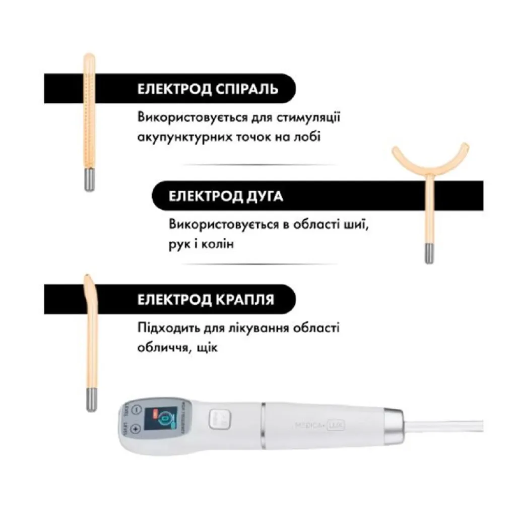 Портативний дарсонваль Medica+LUX Darsoline 8.0 Портативний дарсонваль Medica+LUX Darsoline 8.0