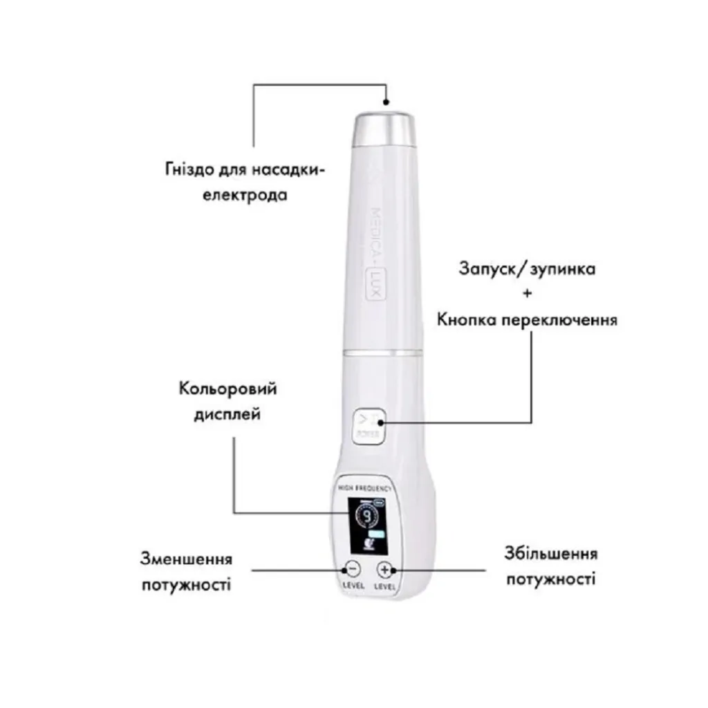 Портативний дарсонваль Medica+LUX Darsoline 8.0 Портативний дарсонваль Medica+LUX Darsoline 8.0