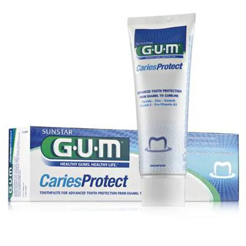 Зубна паста Gum Caries Protect проти карієсу, 75 ml - Фото№1 Зубна паста Gum Caries Protect проти карієсу, 75 ml - Фото№1