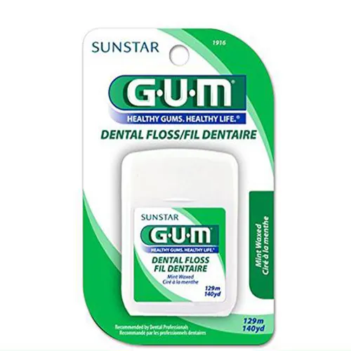 Зубна нитка GUM Dental Floss, вощена, 55 м - Фото№1 Зубна нитка GUM Dental Floss, вощена, 55 м - Фото№1