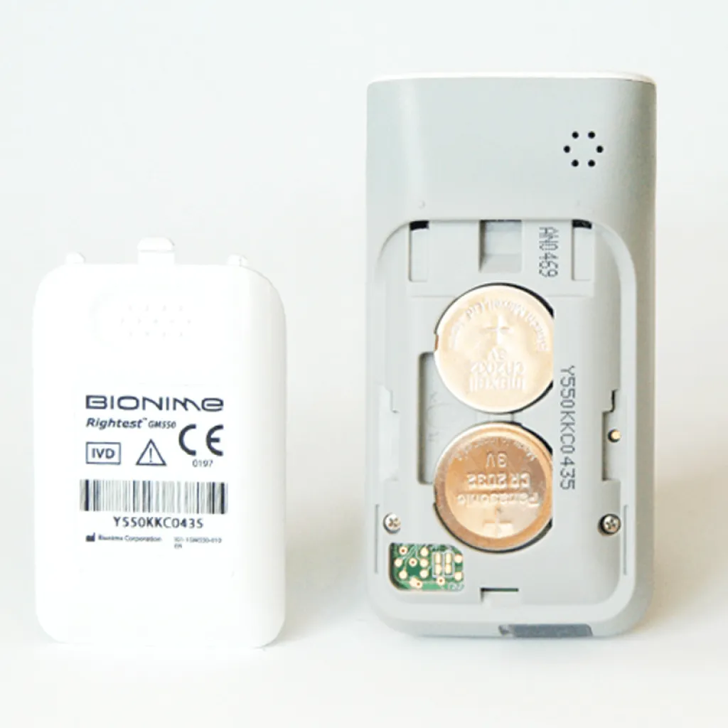 Глюкометр Bionime GM550 + Тест смужки GS 550 N50 (2 упаковки)