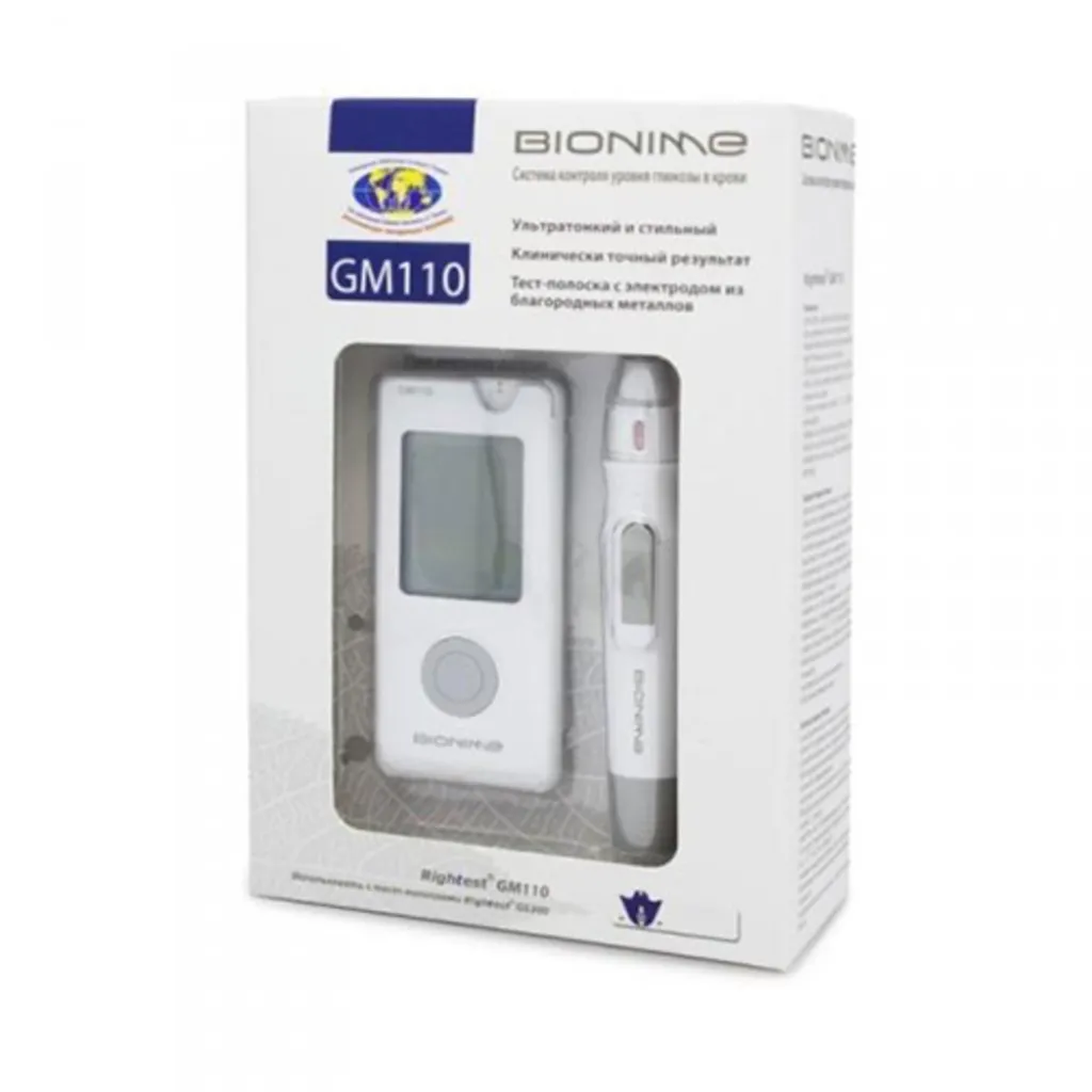 Глюкометр Bionime (Бионайм) Rightest GM110 Глюкометр Bionime (Бионайм) Rightest GM110