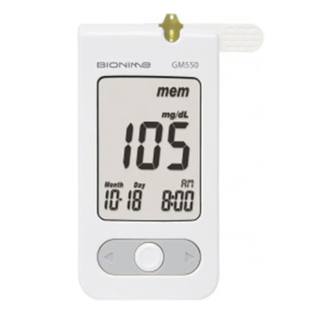 Глюкометр Bionime GM550 + Тест смужки GS 550 N50 (2 упаковки)