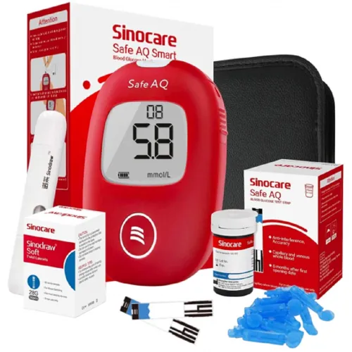 Глюкометр SINOCARE Safe AQ Smart + 25 тест-полосок - Фото№1