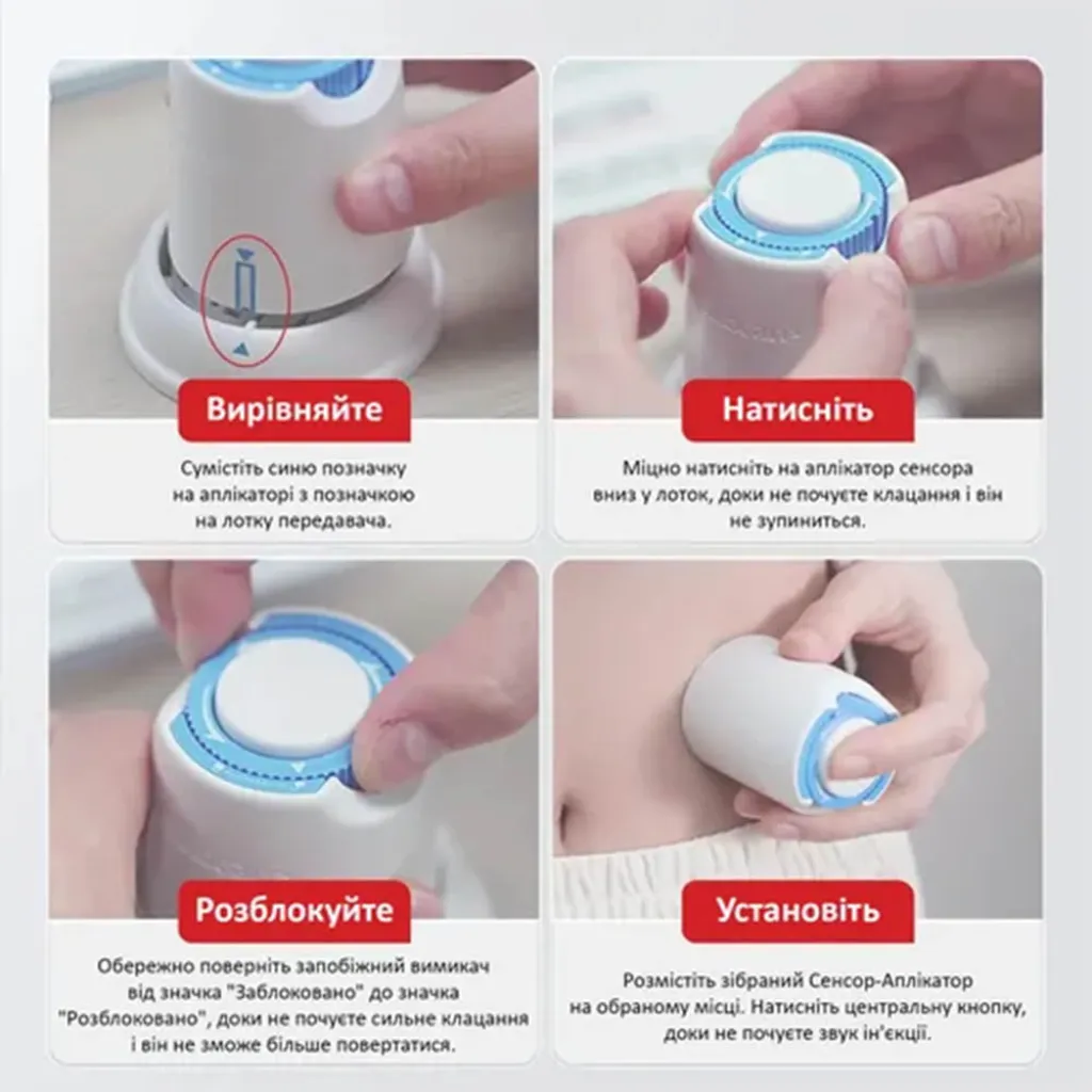 Система постоянного мониторинга уровня глюкозы в крови CGM Sinocare Heaco iCan i3
