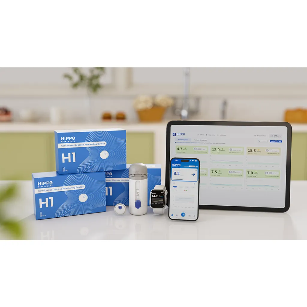 Устройство для непрерывного мониторинга уровня глюкозы HiPPO BioSensors