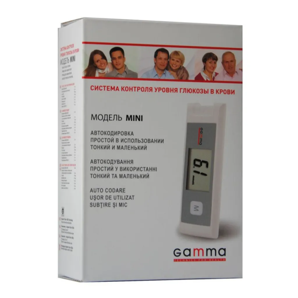 Глюкометр Gamma Mini Глюкометр Gamma Mini