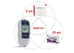 Комплект холестерометр и глюкометр LipidoCare с холестерином Комплект холестерометр и глюкометр LipidoCare с холестерином