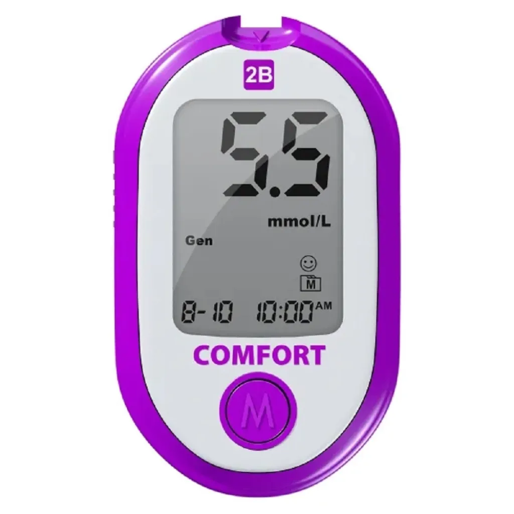 Глюкометр 2B COMFORT+2B Тест-полоски COMFORT (50 шт)
