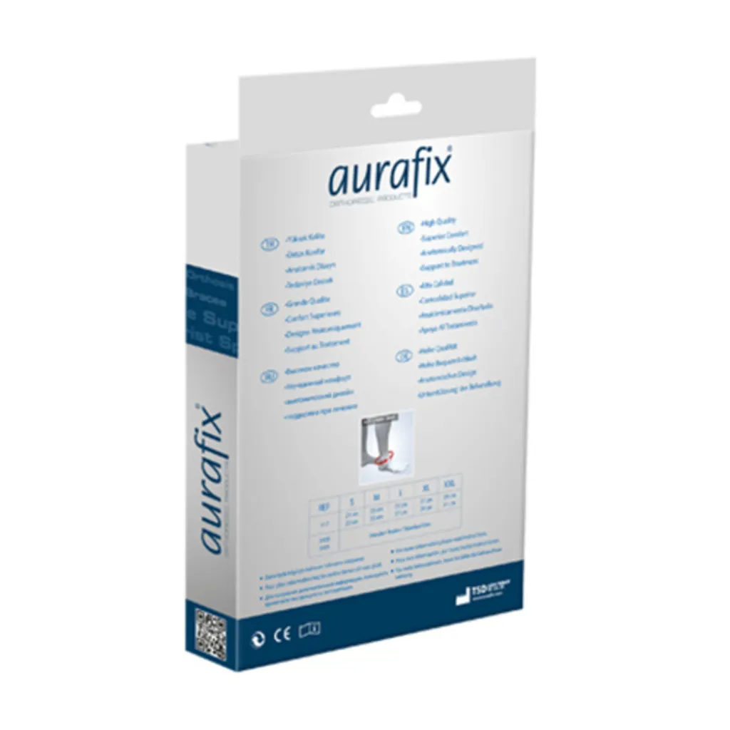 Гомілковостопний бандаж Aurafix 3401 неопреновий Гомілковостопний бандаж Aurafix 3401 неопреновий