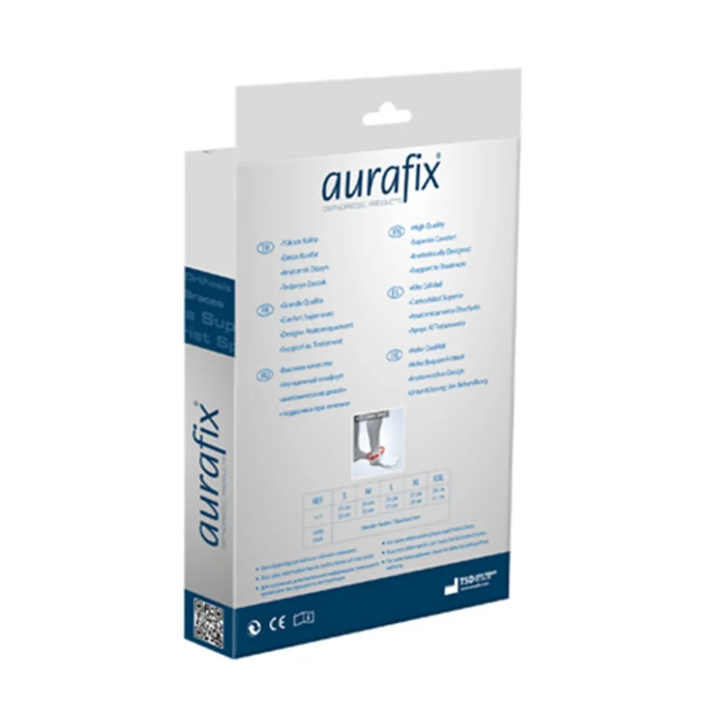 Бандаж на голеностопный сустав Aurafix 417 на шнуровке Бандаж на голеностопный сустав Aurafix 417 на шнуровке