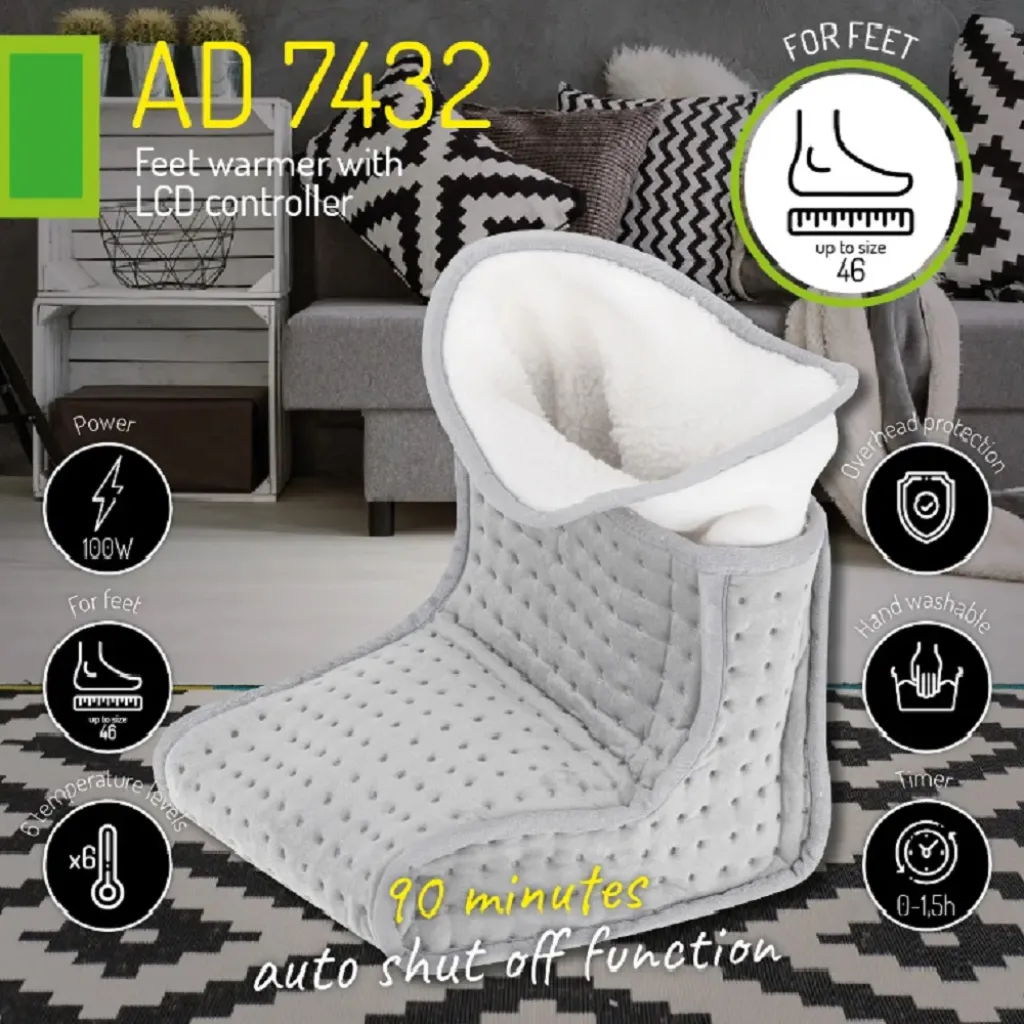 Электрогрелка для ног Adler 7432 Электрогрелка для ног Adler 7432