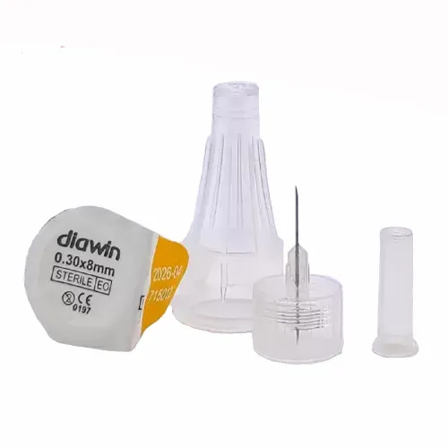 Голки diaWin для інсулінових шприц-ручок 30G (0,30 мм) х 8 mm, (100шт.) - Фото№1 Голки diaWin для інсулінових шприц-ручок 30G (0,30 мм) х 8 mm, (100шт.) - Фото№1