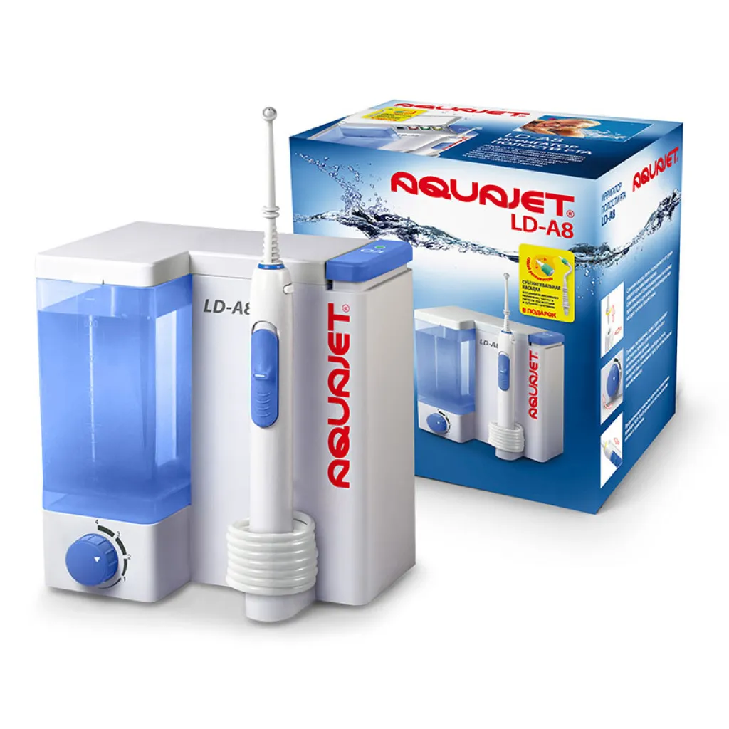 Ирригатор полости рта белый LD-A8 AQUAJET EG001200 Ирригатор полости рта белый LD-A8 AQUAJET EG001200