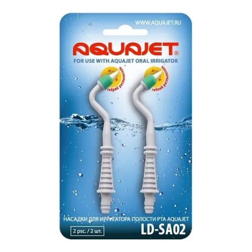 Насадка для іригатора AQUAJET LD-SA02 (2 шт) - Фото№1 Насадка для іригатора AQUAJET LD-SA02 (2 шт) - Фото№1