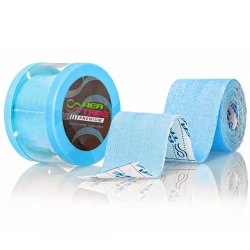 Кінезіотейп Rea Tape Premium 5м * 5см, блакитний - Фото№1 Кінезіотейп Rea Tape Premium 5м * 5см, блакитний - Фото№1