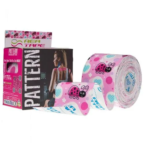Кінезіотейп Rea Tape Ultra Pattern 5м*5см, божья коровка - Фото№1 Кінезіотейп Rea Tape Ultra Pattern 5м*5см, божья коровка - Фото№1