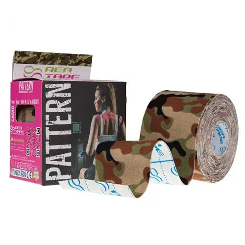 Кінезіотейп Rea Tape Ultra Pattern 5м*5см, мілітарі - Фото№1 Кінезіотейп Rea Tape Ultra Pattern 5м*5см, мілітарі - Фото№1
