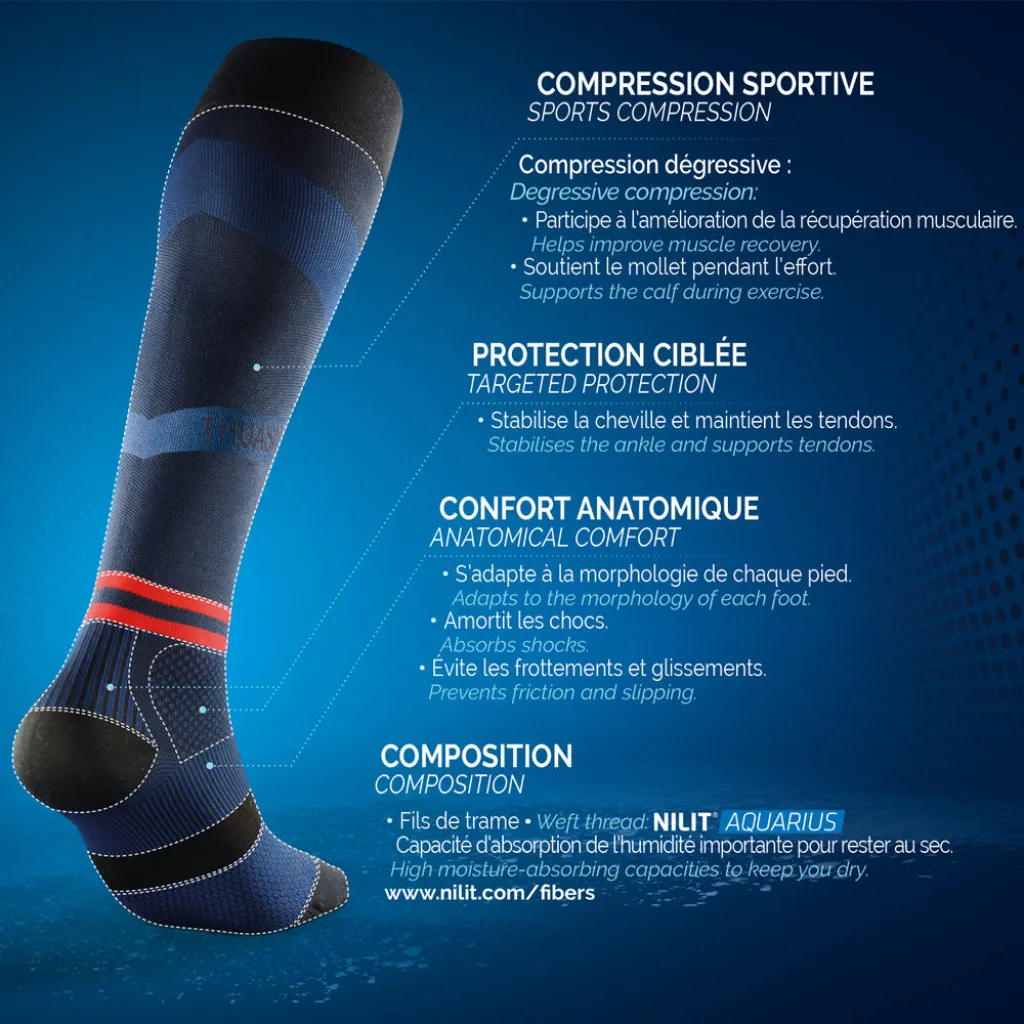 Компрессионные гольфы для спорта Thuasne UP ACTIV 0344 Компрессионные гольфы для спорта Thuasne UP ACTIV 0344