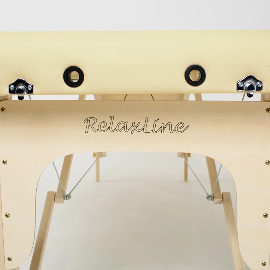Стіл масажний RelaxLine Cleopatra бежевий, переносний Стіл масажний RelaxLine Cleopatra бежевий, переносний