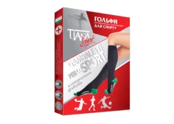 Гольфы для спорта Tiana компрессия 18-21 мм рт.ст. сине-зеленые