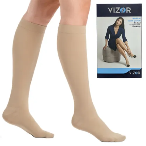 Компрессионные гольфы Vizor (Визор) 2 класс с открытым / закрытым носком - Фото№1 Компрессионные гольфы Vizor (Визор) 2 класс с открытым / закрытым носком - Фото№1