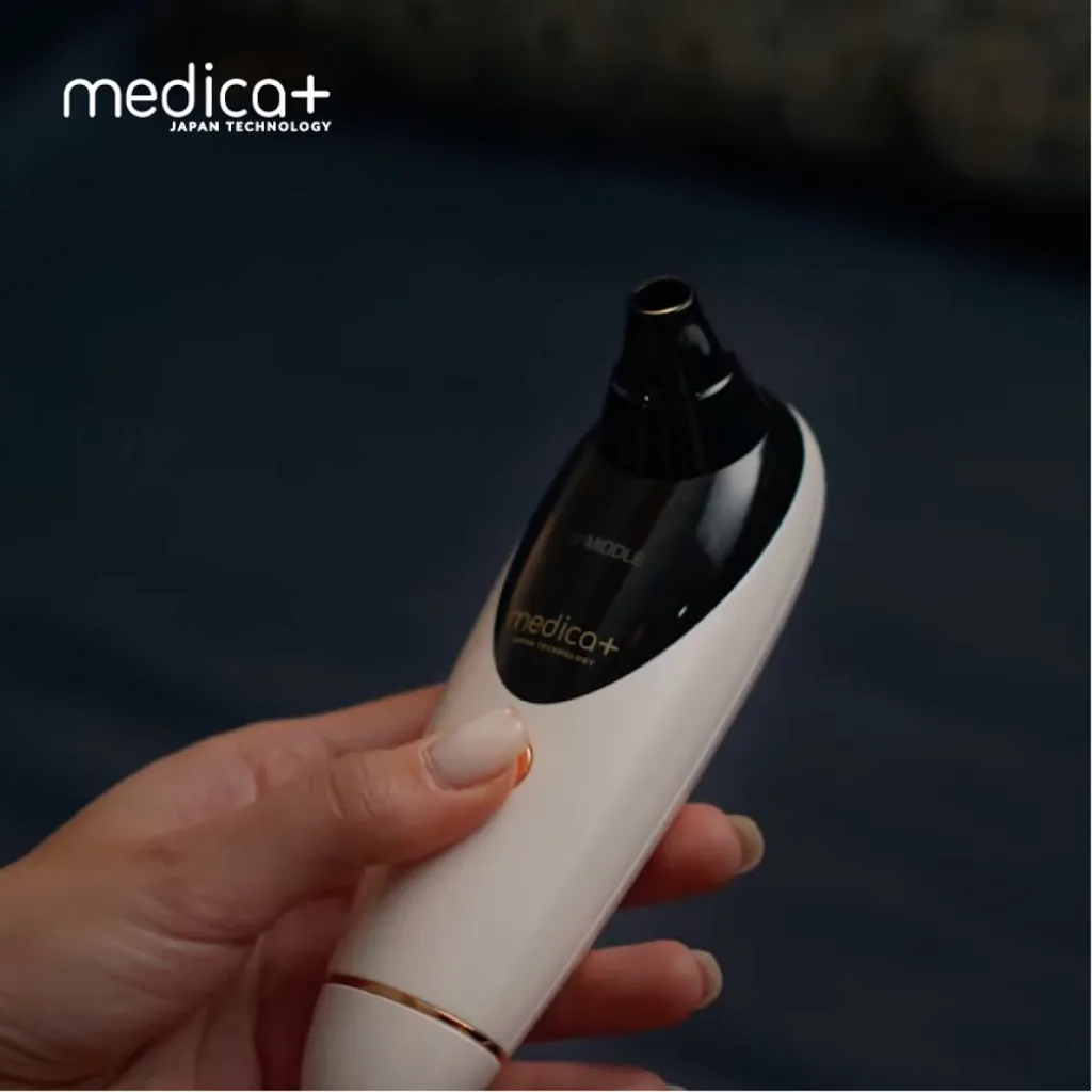 Вакуумний очищувач шкіри та пор Medica+ Skin Cleaner 9.0, білий Вакуумний очищувач шкіри та пор Medica+ Skin Cleaner 9.0, білий