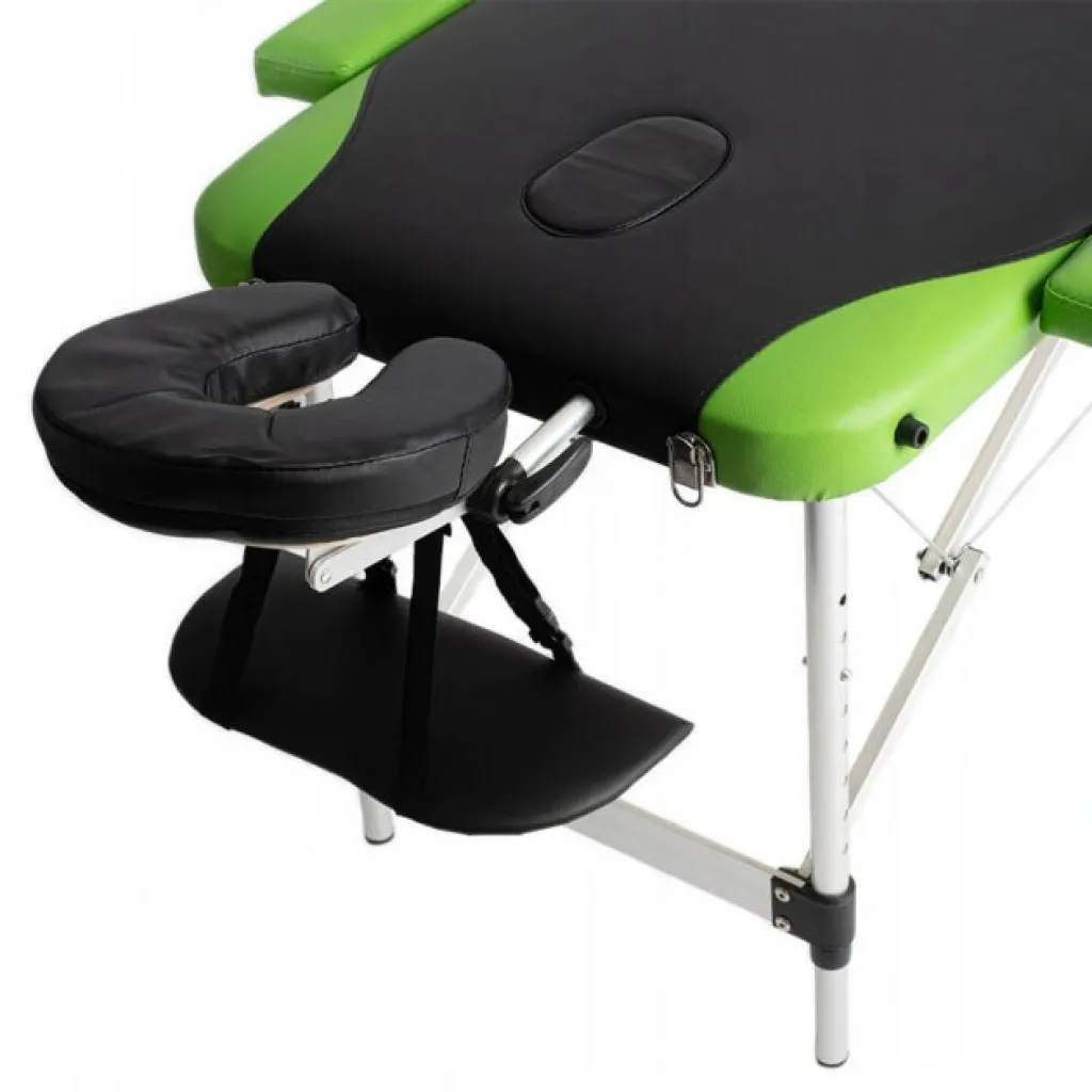 Масажний стіл Rea MASSAGE TABLE чорно-зелений Масажний стіл Rea MASSAGE TABLE чорно-зелений
