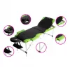 Масажний стіл Rea MASSAGE TABLE чорно-зелений - Фото№7