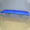 Массажный складной стол ELIKOR "Эконом" экокожа, синий - Фото№3