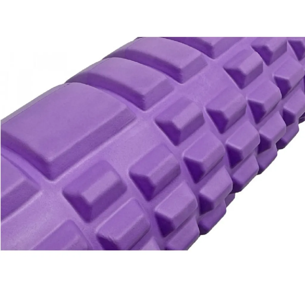 Массажный ролик EasyFit Grid Roller 45 см v.2.1, фиолетовый Массажный ролик EasyFit Grid Roller 45 см v.2.1, фиолетовый