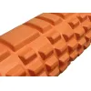 Массажный ролик EasyFit Grid Roller 45 см v.2.1, оранжевый - Фото№3