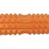 Массажный ролик EasyFit Grid Roller 45 см v.2.2, оранжевый - Фото№3