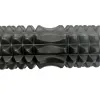 Массажный ролик EasyFit Grid Roller 33 см v.1.2, черный - Фото№3