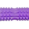 Массажный ролик EasyFit Grid Roller 33 см v.1.2, фиолетовый - Фото№3