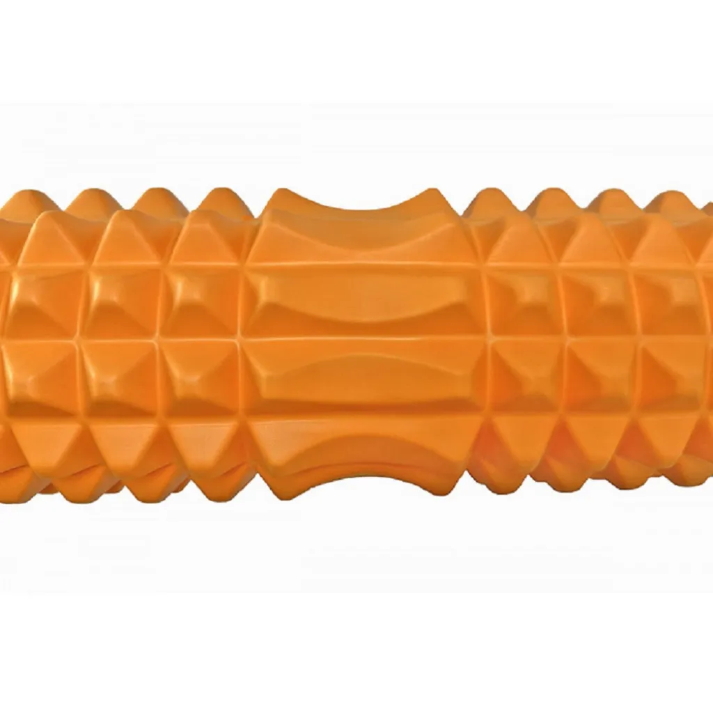 Массажный ролик EasyFit Grid Roller 33 см v.1.2, оранжевый Массажный ролик EasyFit Grid Roller 33 см v.1.2, оранжевый