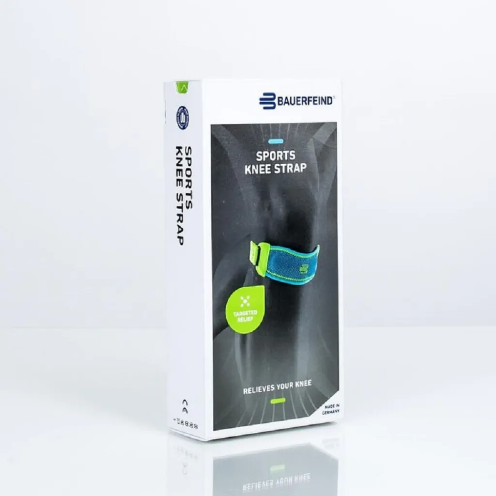 Бандаж на колено Bauerfeind Sports Knee Strap пателлярный фиксирующий Бандаж на колено Bauerfeind Sports Knee Strap пателлярный фиксирующий