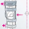 Колінний ортез жорсткий для лікування остеоартрозу Medi M.4s OA - Фото№7