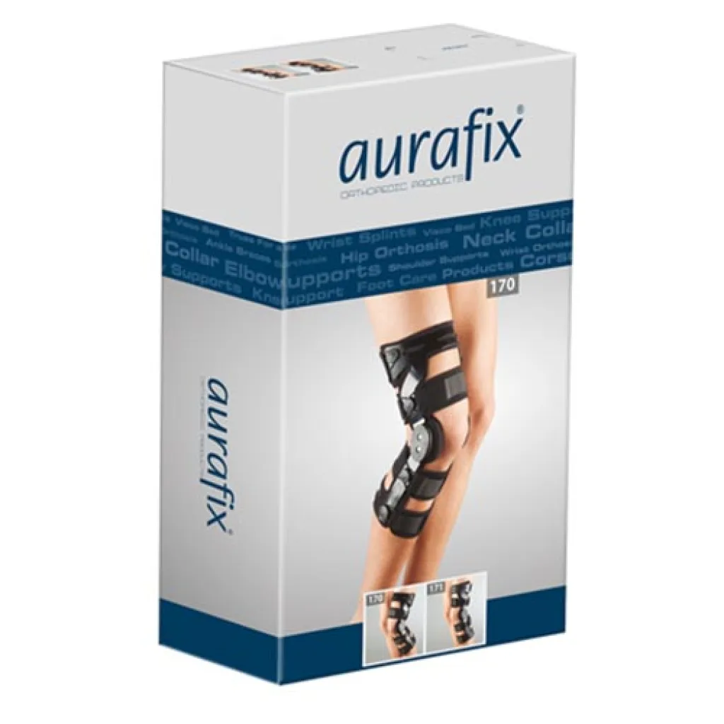 Ортез на коліно з шарнірами Aurafix (Аурафікс) 171 Ортез на коліно з шарнірами Aurafix (Аурафікс) 171