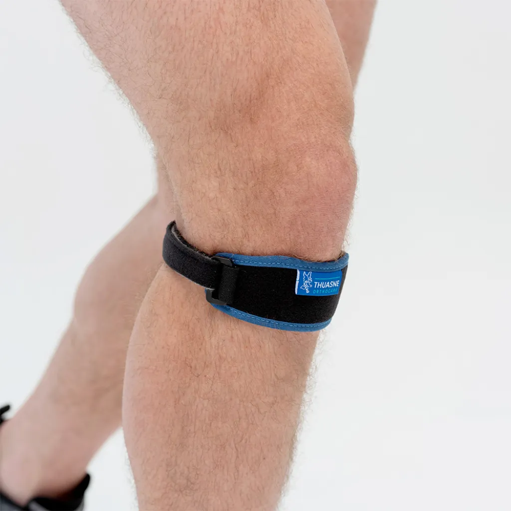 Бандаж на коліно з пателлярним амортизатором Patellar bandage Thuasne 2304 універсальний Бандаж на коліно з пателлярним амортизатором Patellar bandage Thuasne 2304 універсальний