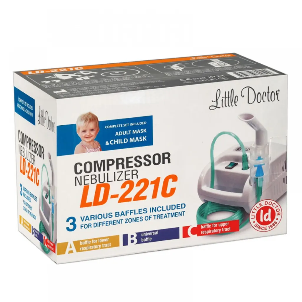 Ингалятор (небулайзер) компрессорный Little Doctor LD-221C с регулировкой частиц Ингалятор (небулайзер) компрессорный Little Doctor LD-221C с регулировкой частиц