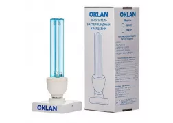 Кварцово-бактерицидна безозонова лампа OKLAN OBK-25