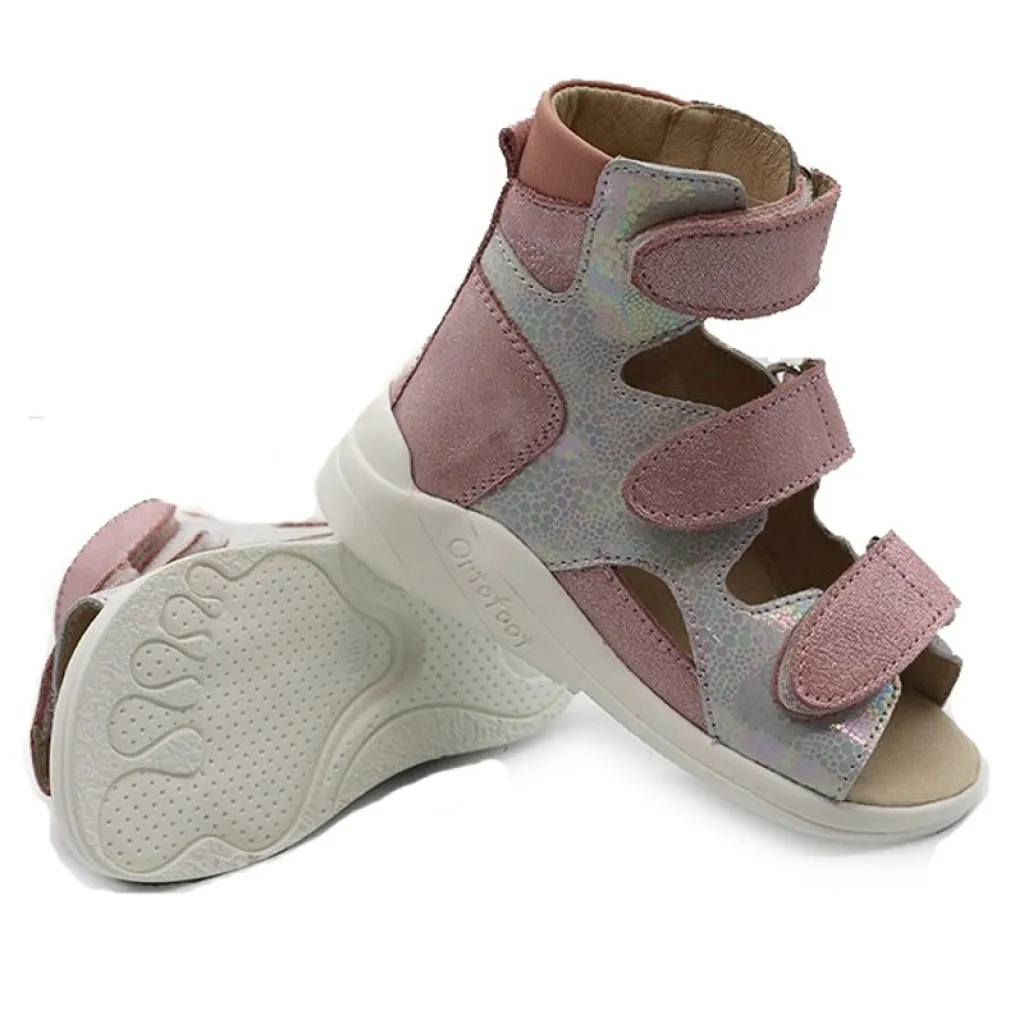 Лечебные ортопедические босоножки Ortofoot 121 Active S Rose Silver Лечебные ортопедические босоножки Ortofoot 121 Active S Rose Silver