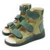 Лечебные ортопедические босоножки Ortofoot 121 Active S Olive - Фото№3