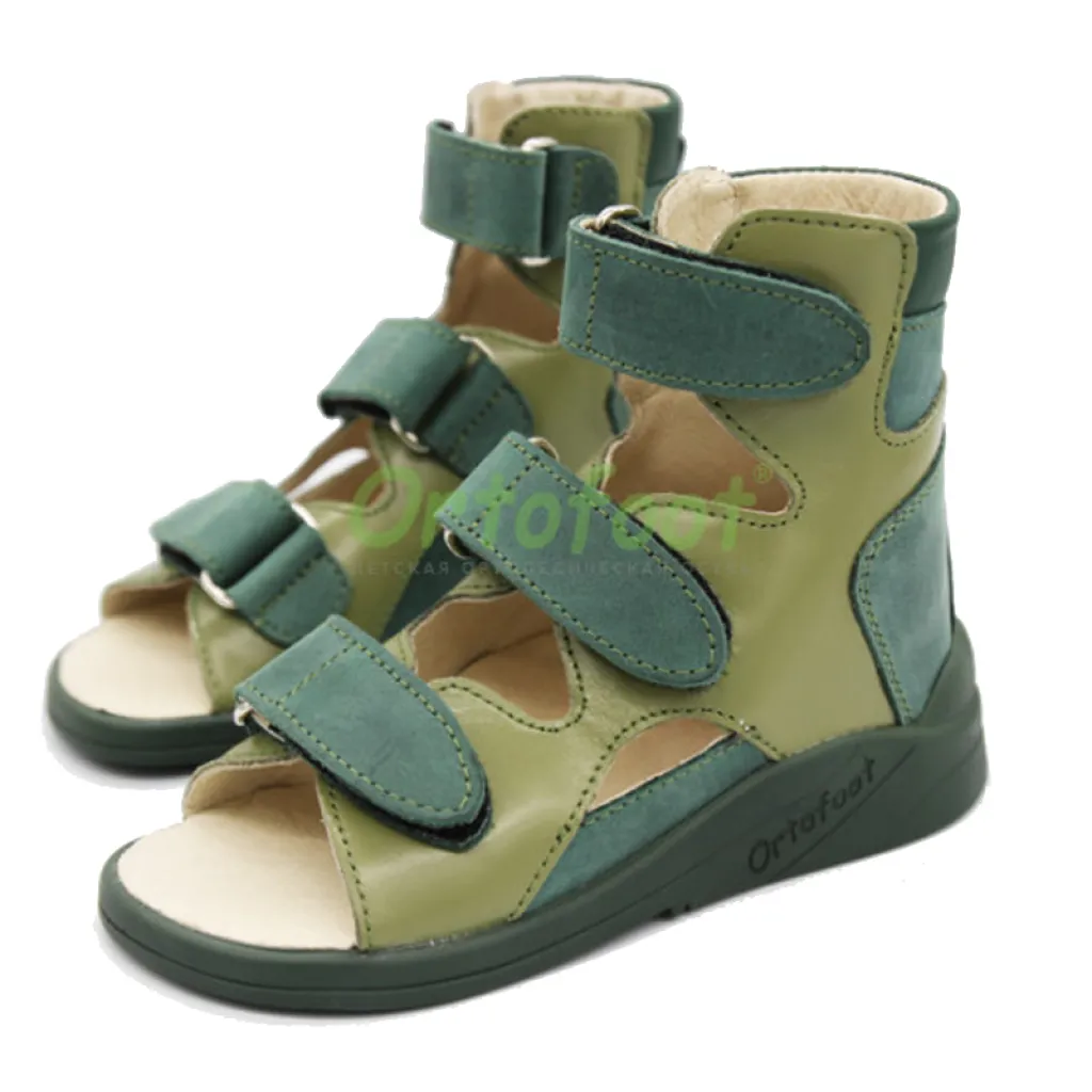 Лечебные ортопедические босоножки Ortofoot 121 Active S Olive Лечебные ортопедические босоножки Ortofoot 121 Active S Olive