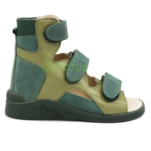 Лечебные ортопедические босоножки Ortofoot 121 Active S Olive - Фото№1 Лечебные ортопедические босоножки Ortofoot 121 Active S Olive - Фото№1