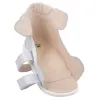 Лечебные ортопедические босоножки Ortofoot 121 Active L серебристые - Фото№4