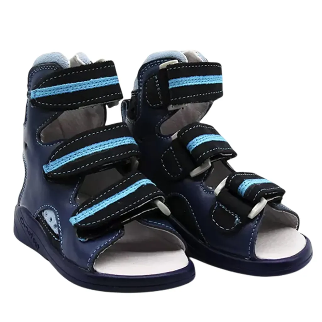 Ортопедичні босоніжки для хлопчиків Ortofoot 120AP Blue Ocean, синій Ортопедичні босоніжки для хлопчиків Ortofoot 120AP Blue Ocean, синій