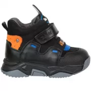 Ортопедические ботинки демисезонные Tutubi (Тутуби) 921-02 для детей черные