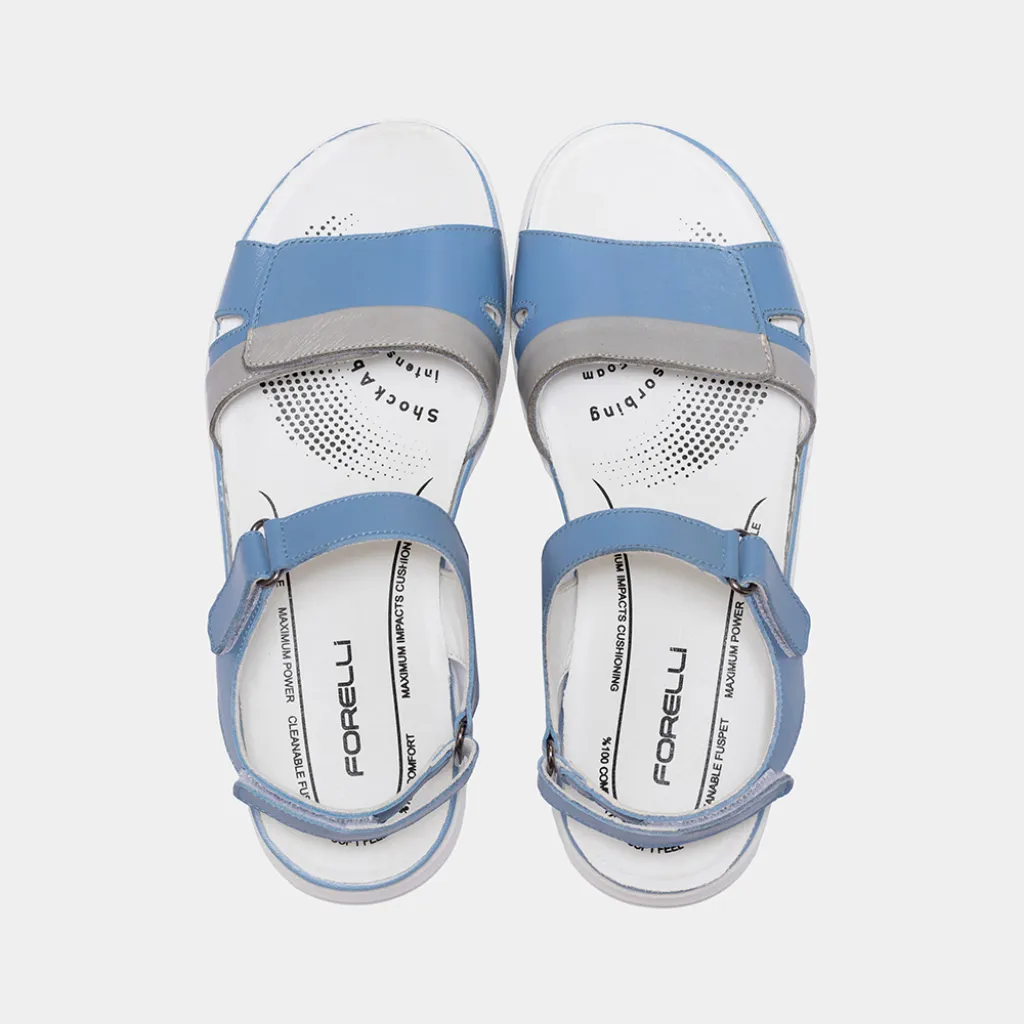 Босоніжки жіночі Forelli 1601 Jasmin-G, блакитний Босоніжки жіночі Forelli 1601 Jasmin-G, блакитний